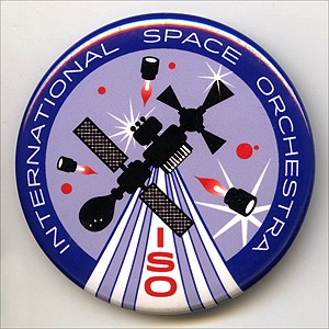 Button with Pin: International Space Orchestra