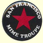 Button with Pin: San Francisco Mime Troupe