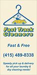 Magnet: Fast Track Cleaners
