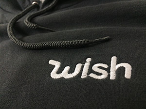 Embroidered Hoodie: Wish