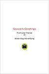 Holiday Card (inside): Black Bag Advertising