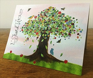 Holiday Card (outside front): Jewish Voice for Peace #2