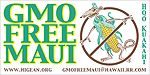 Bumper Sticker: GMO Free Maui